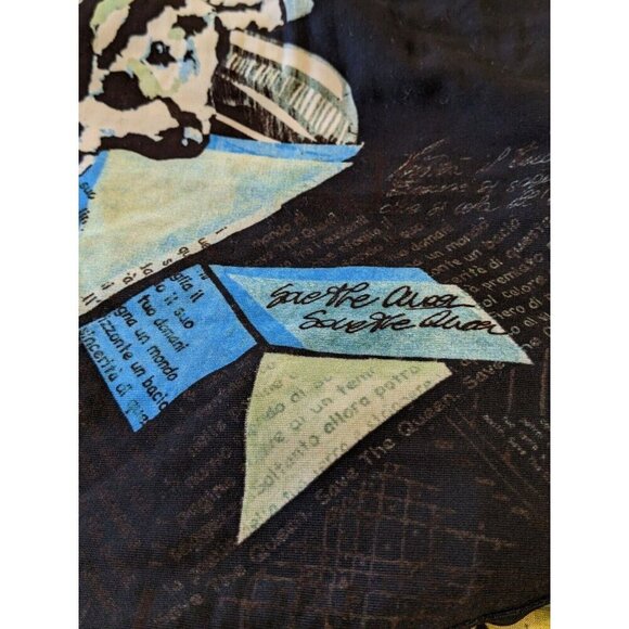 Save The Queen Womens Small Blouse Top Multicoloured Floral Drawstring Hem - Picture 9 of 9